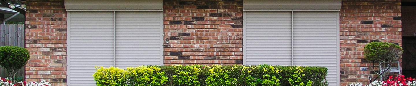 Hurricane Shutters Banner Background