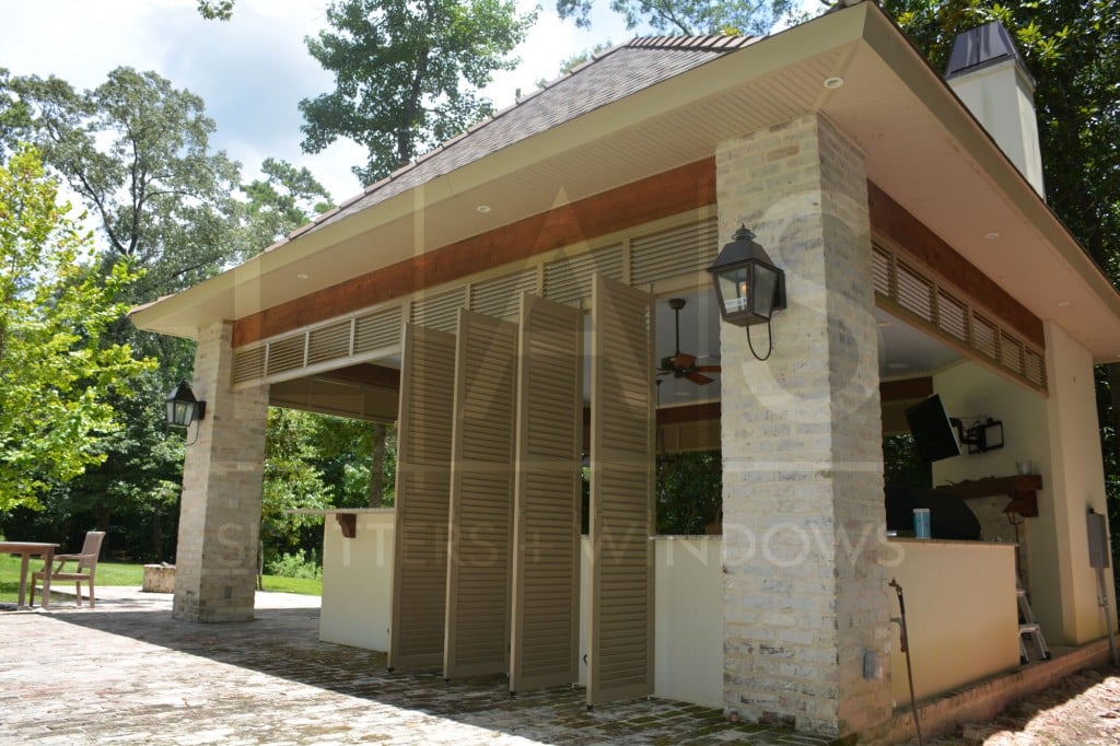 las custom shutter wall project