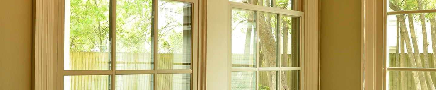 Double Hung Windows Banner Background