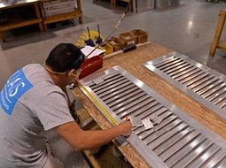 LAS Shutter Shop Process Manufacturing